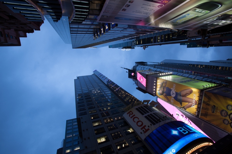 Wolkenkratzer-abend_New-York-City