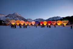 Heißluftballone in Arosa
