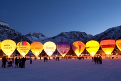 Heißluftballone in Arosa