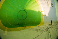 In einem Heißluftballon in Bonn