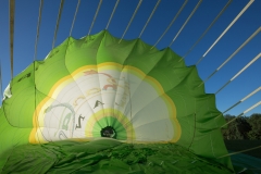 In einem Heißluftballon in Bonn