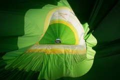 In einem Heißluftballon in Bonn
