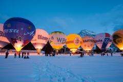 Heißluftballone in Arosa