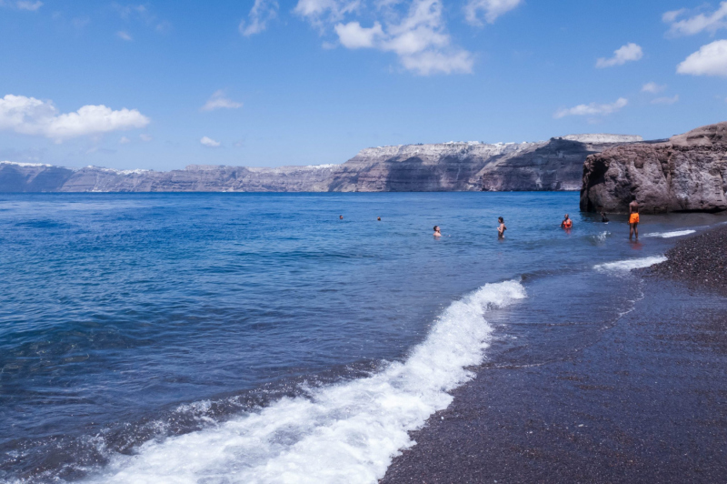 Strand auf Santorini