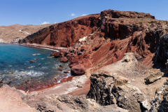 Red Beach auf Santorini