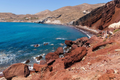 Red Beach auf Santorini