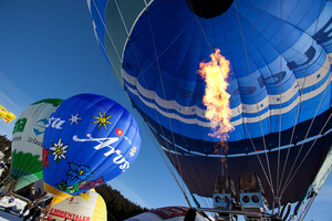Heißluftballons in Arosa