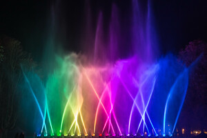 Licht-Wasser-Spiele - Regenbogen
