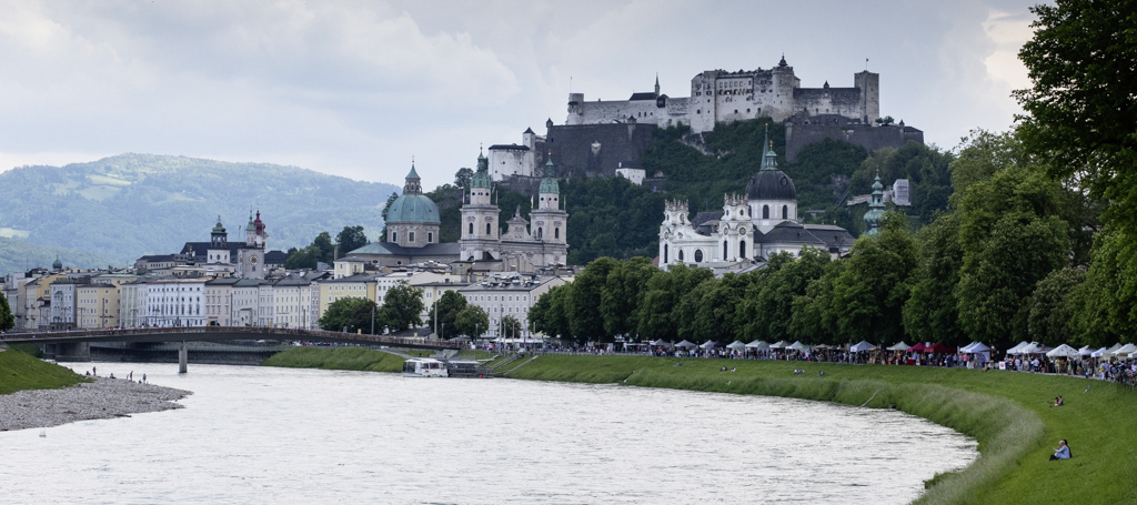 Salzburg mit Festung Hohensalzburg